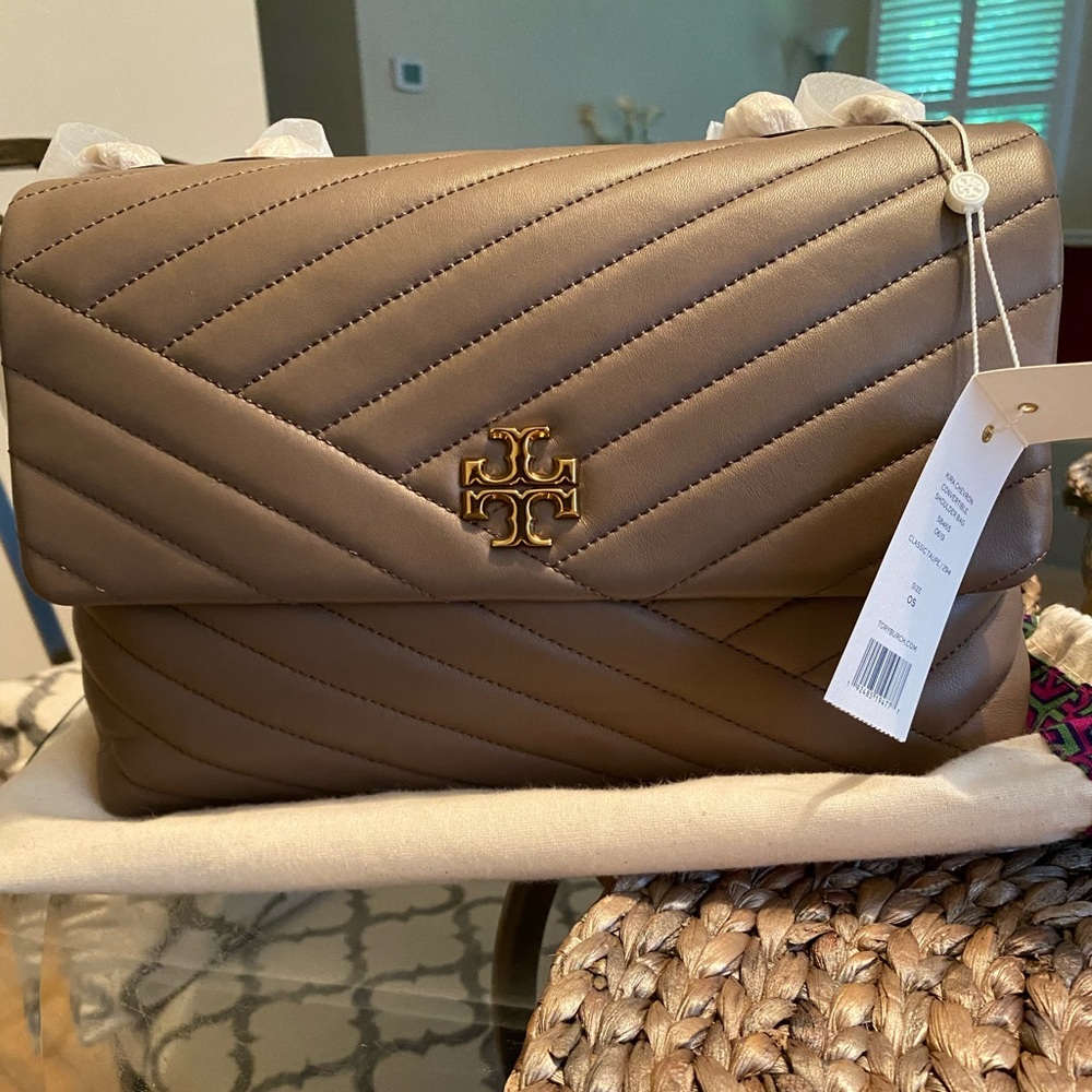 Tory Burch Kira Chevron Convertible Shoulder Bag